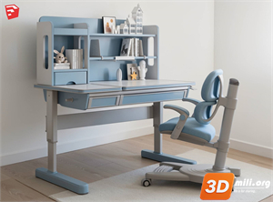 Kid's table and chairs Skp Files 